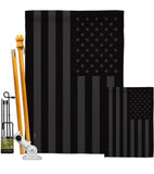 All Black America - Historic Americana Vertical Impressions Decorative Flags HG141188 Made In USA