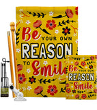 Reason To Smile - Historic Americana Vertical Impressions Decorative Flags HG192696 Made In USA