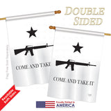 Come and Take It - Historic Americana Vertical Impressions Decorative Flags HG108180 Printed In USA