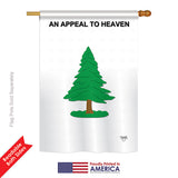 Pine Tree - Historic Americana Vertical Impressions Decorative Flags HG108182 Printed In USA