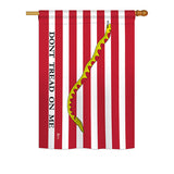 First Navy Jack - Historic Americana Vertical Impressions Decorative Flags HG140701 Printed In USA