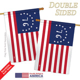 Bennington - Historic Americana Vertical Impressions Decorative Flags HG140703 Printed In USA