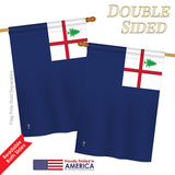 Bunker Hill - Historic Americana Vertical Impressions Decorative Flags HG140705 Printed In USA