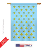 Fleur De Lis - Historic Americana Vertical Impressions Decorative Flags HG140713 Printed In USA