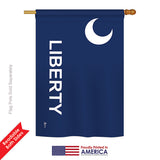 Fort Moultrie - Historic Americana Vertical Impressions Decorative Flags HG140714 Printed In USA