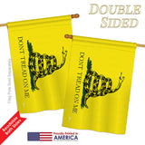 Gadsden - Historic Americana Vertical Impressions Decorative Flags HG140715 Printed In USA