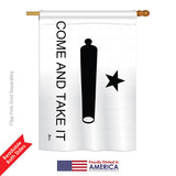 Come And Take It - Historic Americana Vertical Impressions Decorative Flags HG140718 Printed In USA