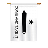 Come And Take It - Historic Americana Vertical Impressions Decorative Flags HG140718 Printed In USA