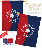 Juneteenth - Historic Americana Vertical Impressions Decorative Flags HG140884 Made In USA