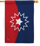 Juneteenth - Historic Americana Vertical Impressions Decorative Flags HG140884 Made In USA