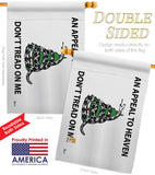 AN Appeal To Heaven Don't Tread On Me - Historic Americana Vertical Impressions Decorative Flags HG140904 Made In USA