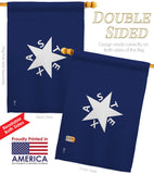 Zavala De Lorenzo Texas - Historic Americana Vertical Impressions Decorative Flags HG140905 Made In USA