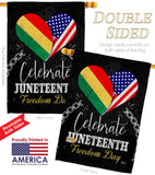 Jubilee Day - Historic Americana Vertical Impressions Decorative Flags HG140997 Made In USA