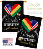 Jubilee Day - Historic Americana Vertical Impressions Decorative Flags HG140997 Made In USA