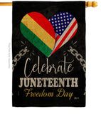 Jubilee Day - Historic Americana Vertical Impressions Decorative Flags HG140997 Made In USA