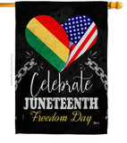 Jubilee Day - Historic Americana Vertical Impressions Decorative Flags HG140997 Made In USA