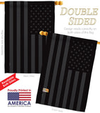 All Black America - Historic Americana Vertical Impressions Decorative Flags HG141188 Made In USA