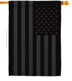 All Black America - Historic Americana Vertical Impressions Decorative Flags HG141188 Made In USA