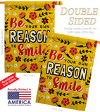 Reason To Smile - Historic Americana Vertical Impressions Decorative Flags HG192696 Made In USA