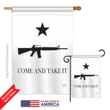 Come and Take It - Historic Americana Vertical Impressions Decorative Flags HG108180 Printed In USA