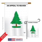 Pine Tree - Historic Americana Vertical Impressions Decorative Flags HG108182 Printed In USA