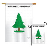 Pine Tree - Historic Americana Vertical Impressions Decorative Flags HG108182 Printed In USA