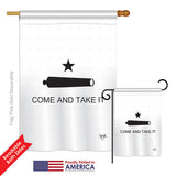 Come and Take It Canon - Historic Americana Vertical Impressions Decorative Flags HG108378 Printed In USA