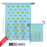 Fleur De Lis - Historic Americana Vertical Impressions Decorative Flags HG140713 Printed In USA