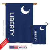 Fort Moultrie - Historic Americana Vertical Impressions Decorative Flags HG140714 Printed In USA