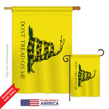 Gadsden - Historic Americana Vertical Impressions Decorative Flags HG140715 Printed In USA