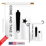 Come And Take It - Historic Americana Vertical Impressions Decorative Flags HG140718 Printed In USA