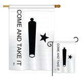 Come And Take It - Historic Americana Vertical Impressions Decorative Flags HG140718 Printed In USA