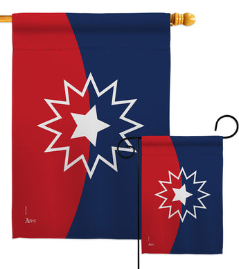 Juneteenth - Historic Americana Vertical Impressions Decorative Flags HG140884 Made In USA