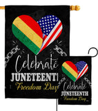 Jubilee Day - Historic Americana Vertical Impressions Decorative Flags HG140997 Made In USA