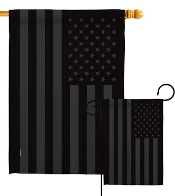 All Black America - Historic Americana Vertical Impressions Decorative Flags HG141188 Made In USA