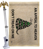 AN Appeal To Heaven Don't Tread On Me - Historic Americana Vertical Impressions Decorative Flags HG140904 Made In USA