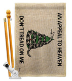 AN Appeal To Heaven Don't Tread On Me - Historic Americana Vertical Impressions Decorative Flags HG140904 Made In USA