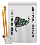 AN Appeal To Heaven Don't Tread On Me - Historic Americana Vertical Impressions Decorative Flags HG140904 Made In USA