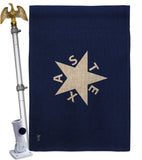 Zavala De Lorenzo Texas - Historic Americana Vertical Impressions Decorative Flags HG140905 Made In USA