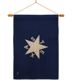 Zavala De Lorenzo Texas - Historic Americana Vertical Impressions Decorative Flags HG140905 Made In USA