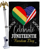 Jubilee Day - Historic Americana Vertical Impressions Decorative Flags HG140997 Made In USA