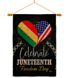 Jubilee Day - Historic Americana Vertical Impressions Decorative Flags HG140997 Made In USA