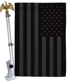 All Black America - Historic Americana Vertical Impressions Decorative Flags HG141188 Made In USA