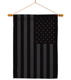 All Black America - Historic Americana Vertical Impressions Decorative Flags HG141188 Made In USA