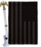 All Black America - Historic Americana Vertical Impressions Decorative Flags HG141188 Made In USA