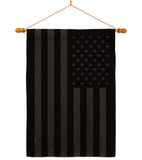 All Black America - Historic Americana Vertical Impressions Decorative Flags HG141188 Made In USA