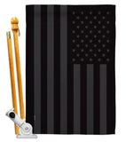 All Black America - Historic Americana Vertical Impressions Decorative Flags HG141188 Made In USA