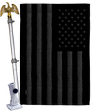 Black America - Historic Americana Vertical Impressions Decorative Flags HG141189 Made In USA