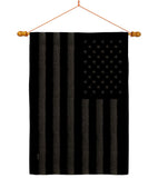 Black America - Historic Americana Vertical Impressions Decorative Flags HG141189 Made In USA