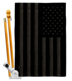 Black America - Historic Americana Vertical Impressions Decorative Flags HG141189 Made In USA